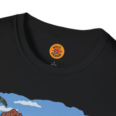 Piggy Beach Butler & Relaxing Pineapple Pal T-Shirt: Surreal Tropical Vibes