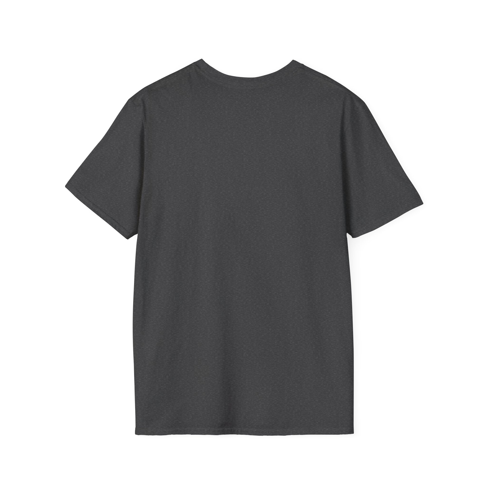 round neck dark grey t shirt for men