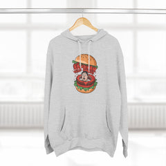 Fleece Hoodie - 'Grosser Than Gross' Burger Design