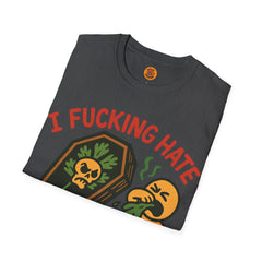 "I Hate Coriander" Funny Foodie Graphic T-Shirt