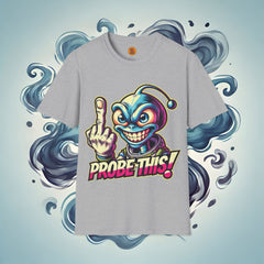 Alien Probe This Middle Finger T-Shirt dark grey 