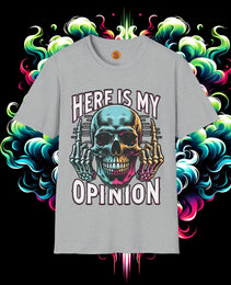 Skull Opinion Tee - Speak Your Mind in Style-Bold By Design 