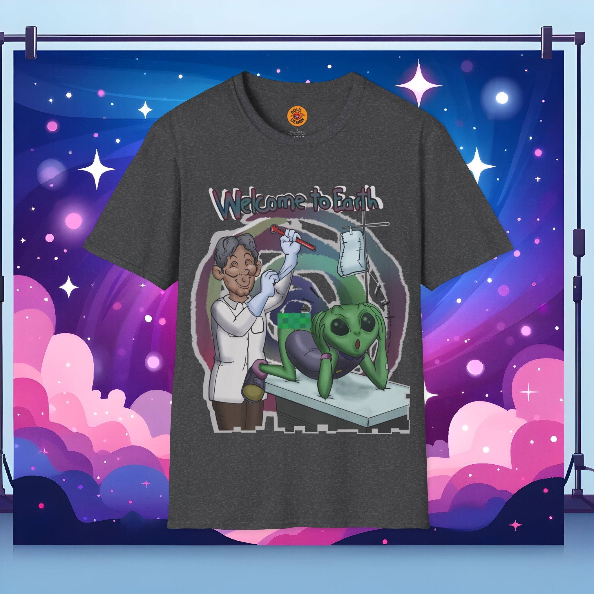 Welcome To Earth | Alien Humor Tee