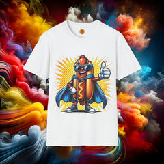 T-Shirt - Cheeky Superhero Hot Dog Shirt: Wear With A Wink!