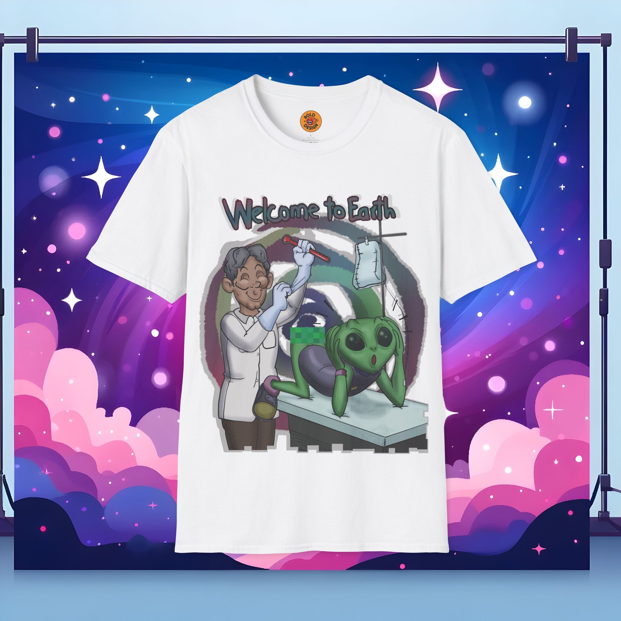 Welcome To Earth | Alien Humor Tee