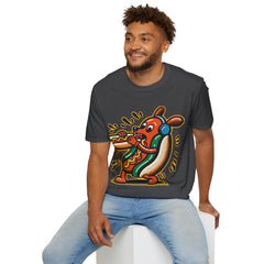 Funky Hot Dog Fiesta T-Shirt-Bold By Design