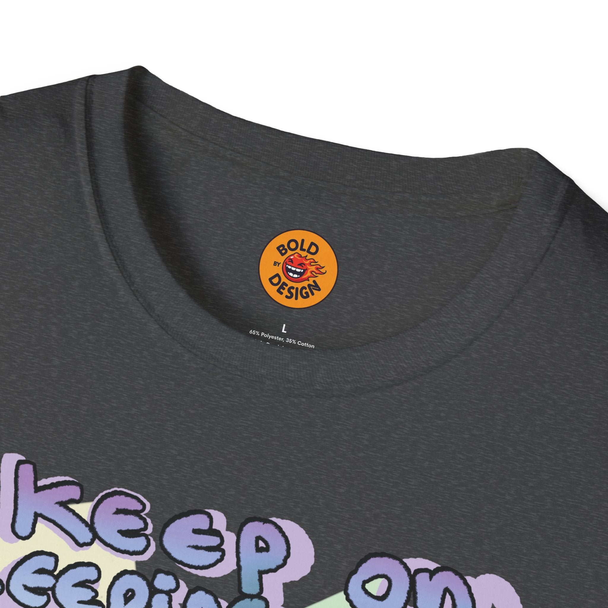 Keep On Keeping On Dog Lover's Tee dark grey