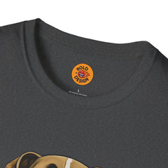 Playtime Pandemonium Ultimate Dog Lover Unisex Tee dark grey