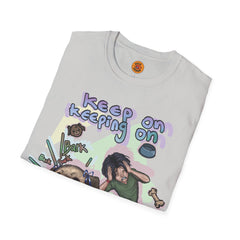 Keep On Keeping On Dog Lover's Tee off white