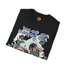 Keep On Keeping On Dog Lover's Tee black