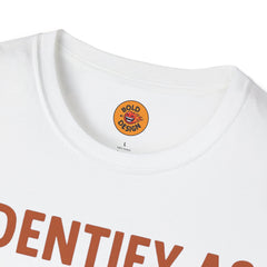 I Identify As Over It | Funny Sloth Burnout T-Shirt