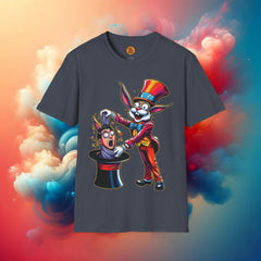 Magician Rabbit Graphic Tee-Bold By Design 