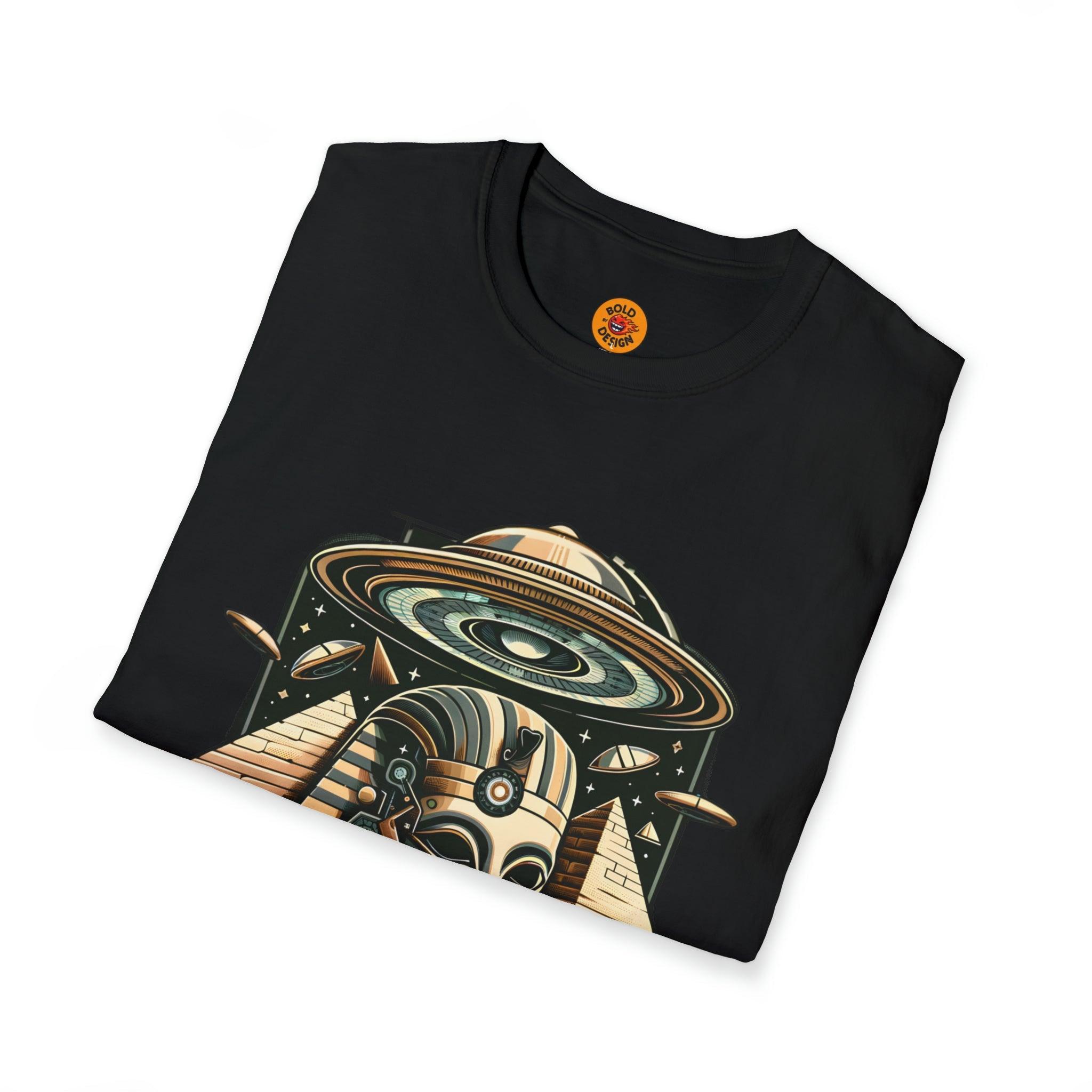 Ancient Alien Pharaoh Tee | Sci-Fi | Egyptian Iconography