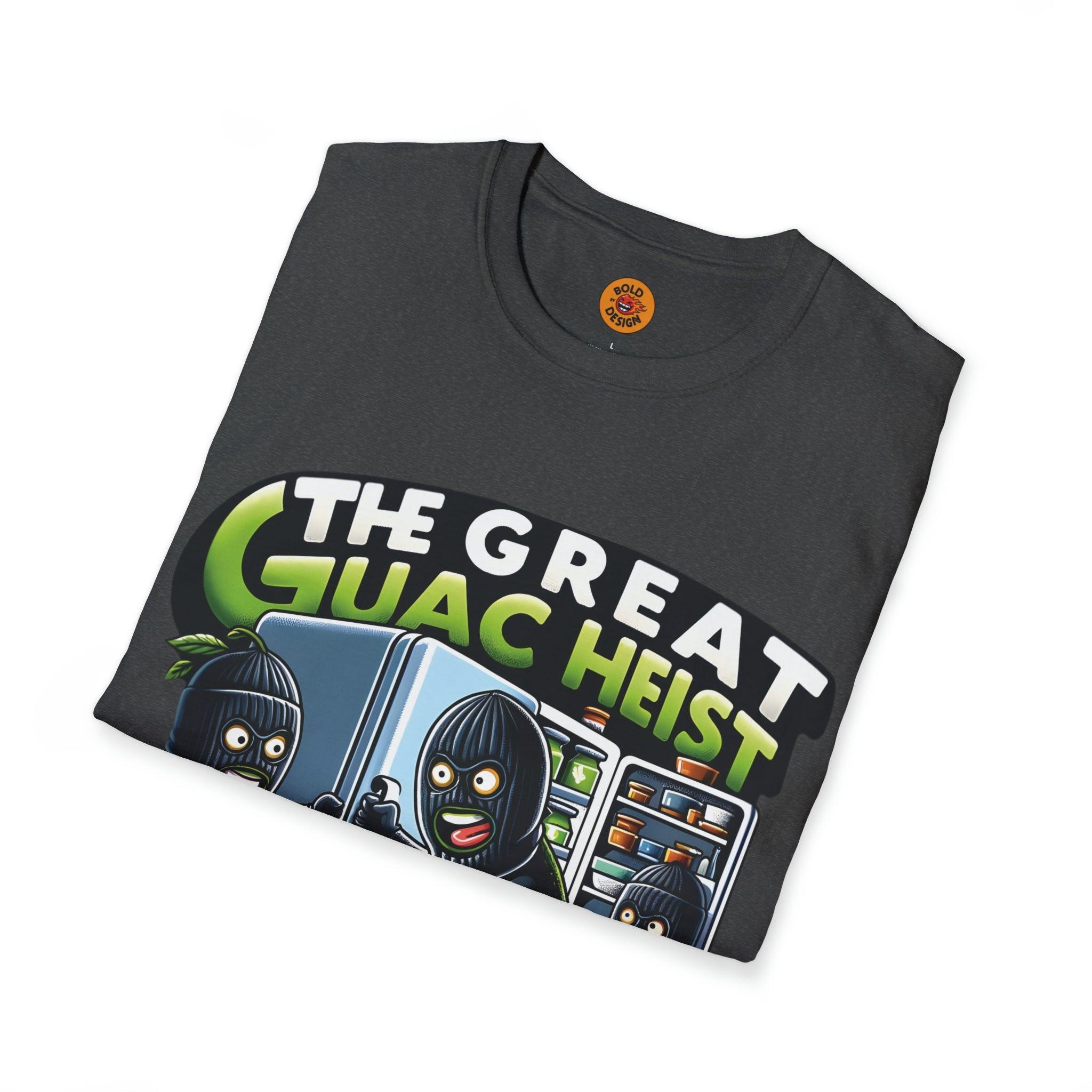 Avocado Caper Crew Tee - Hilarious Heist t shirt