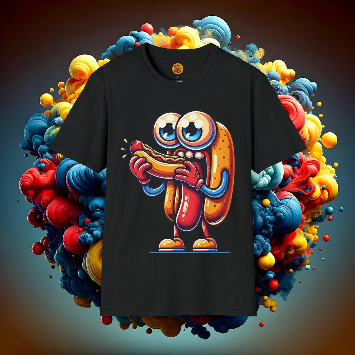 T-Shirt - Funny Hotdog shirt : The Cannibal Hotdog Tee