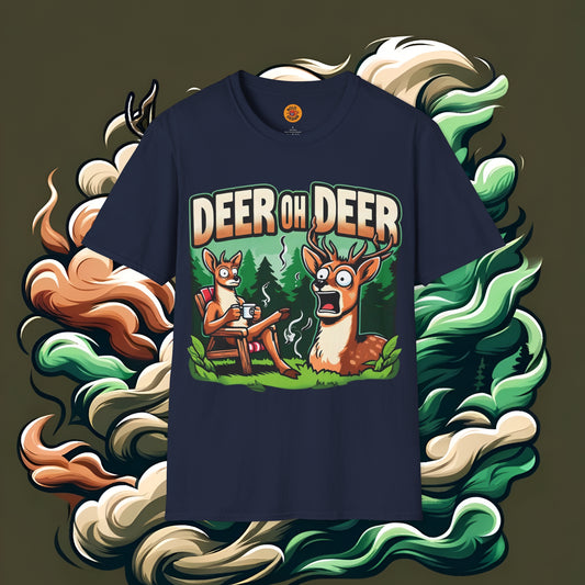 Oh Deer, Oh Deer Funny Animal Pun Unisex tee
