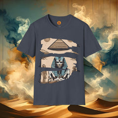 Egyptian Gods & UFOs - Mystical Pyramid Tee-Bold By Design 