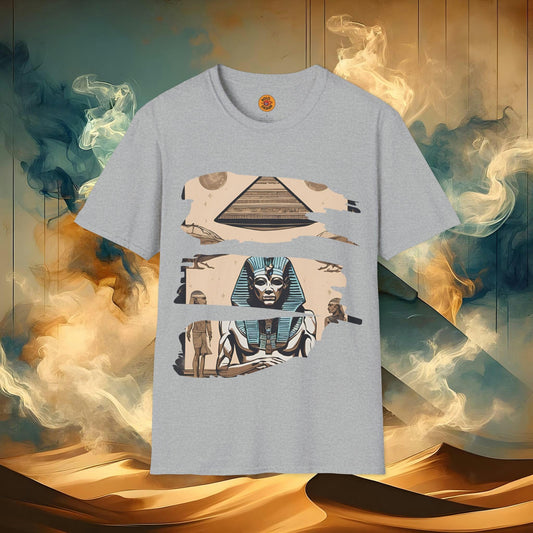 Egyptian Gods & UFOs - Mystical Pyramid Tee-Bold By Design 