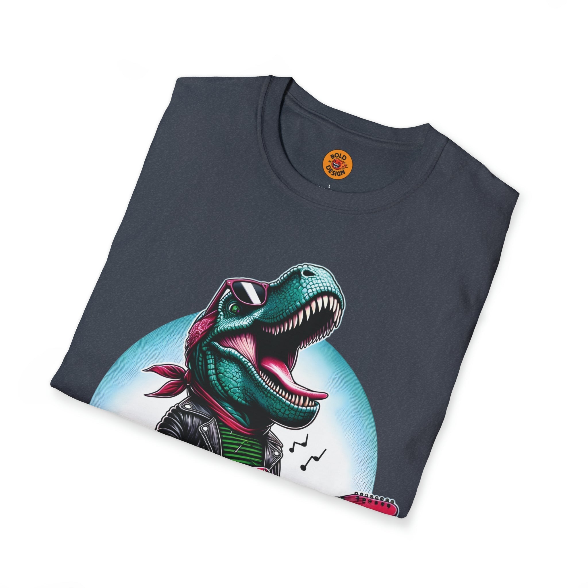 Electric T-Rex T-Shirt-Bold By Design