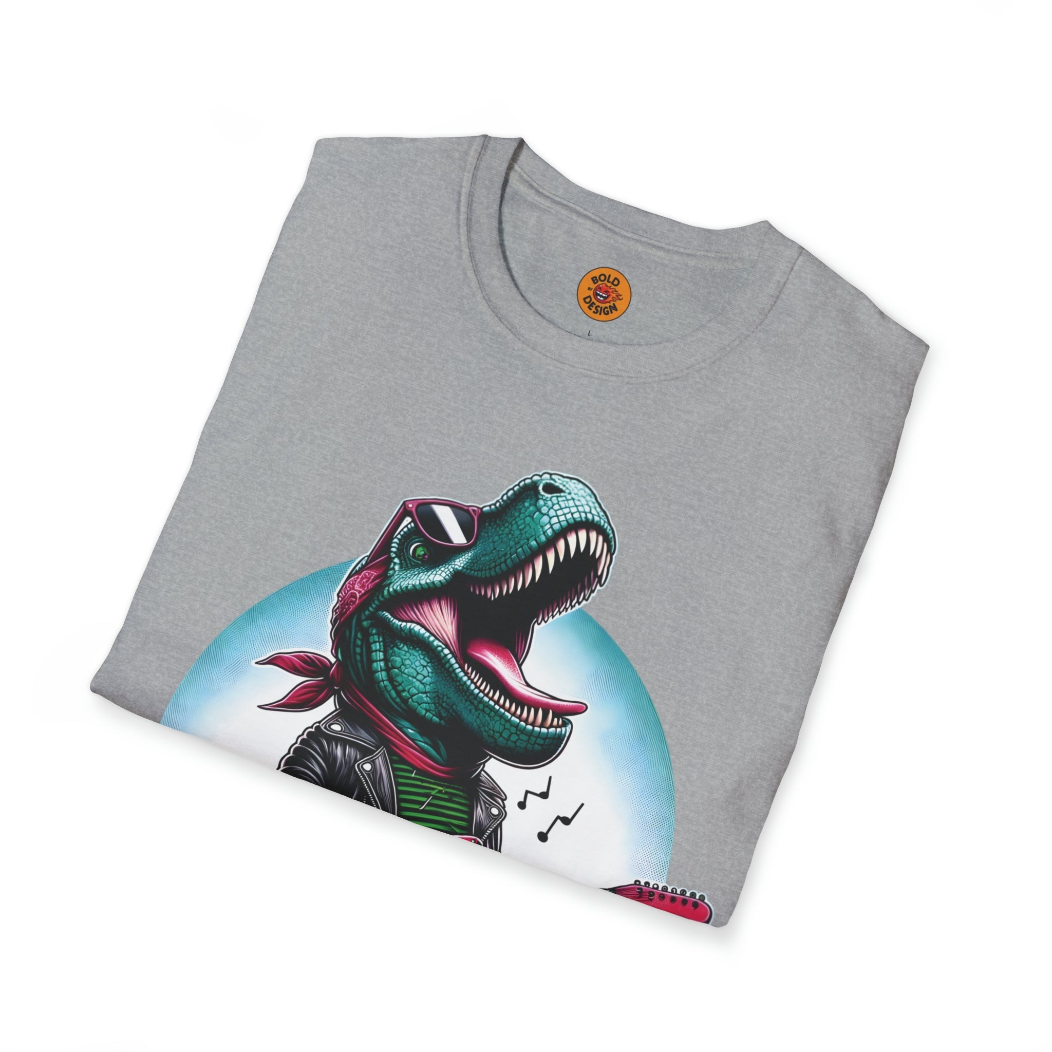 Electric T-Rex T-Shirt-Bold By Design