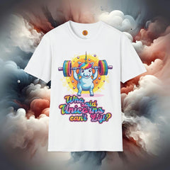 Flexing Unicorn Graphic Tee - Bold By Design