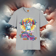 Flexing Unicorn Graphic Tee - Bold By Design