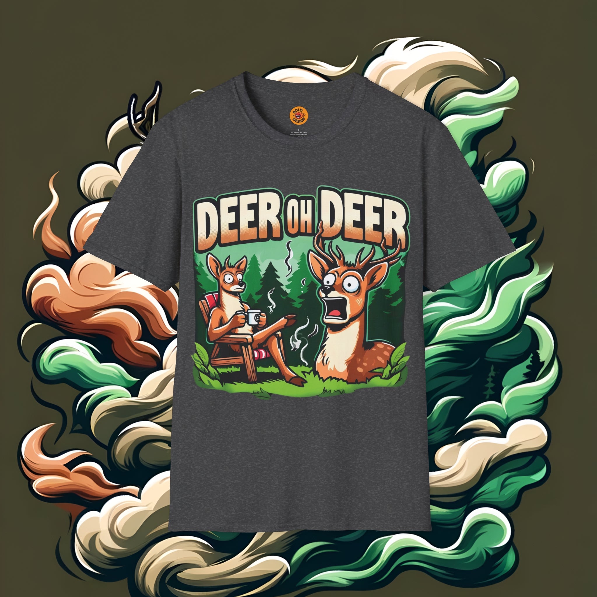 Oh Deer, Oh Deer Funny Animal Pun Unisex T-Shirt