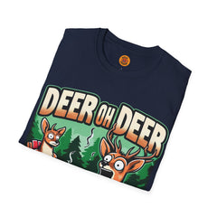 oh deer hilarious animal pun unisex t-shirt