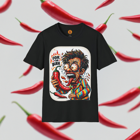 'For The Burn' Red Hot Chili T Shirt