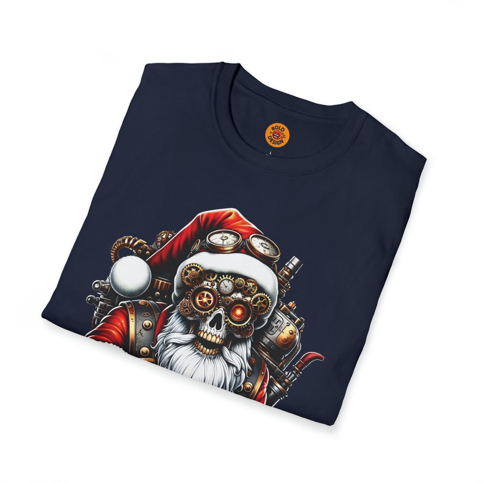 Steampunk Santa Claus Tee with Coal Sack-Bold By Design