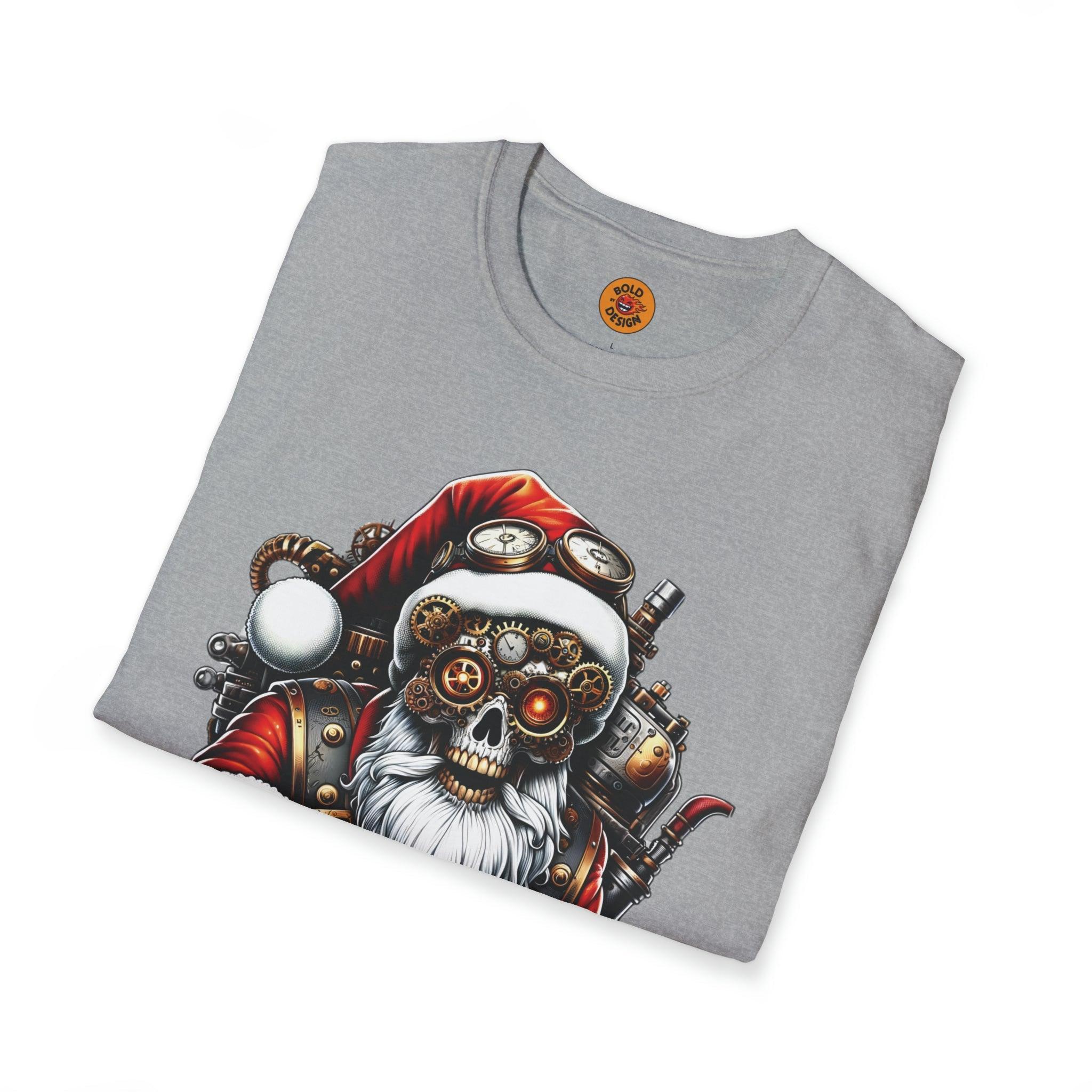 Steampunk Santa Claus Tee with Coal Sack-Bold By Design