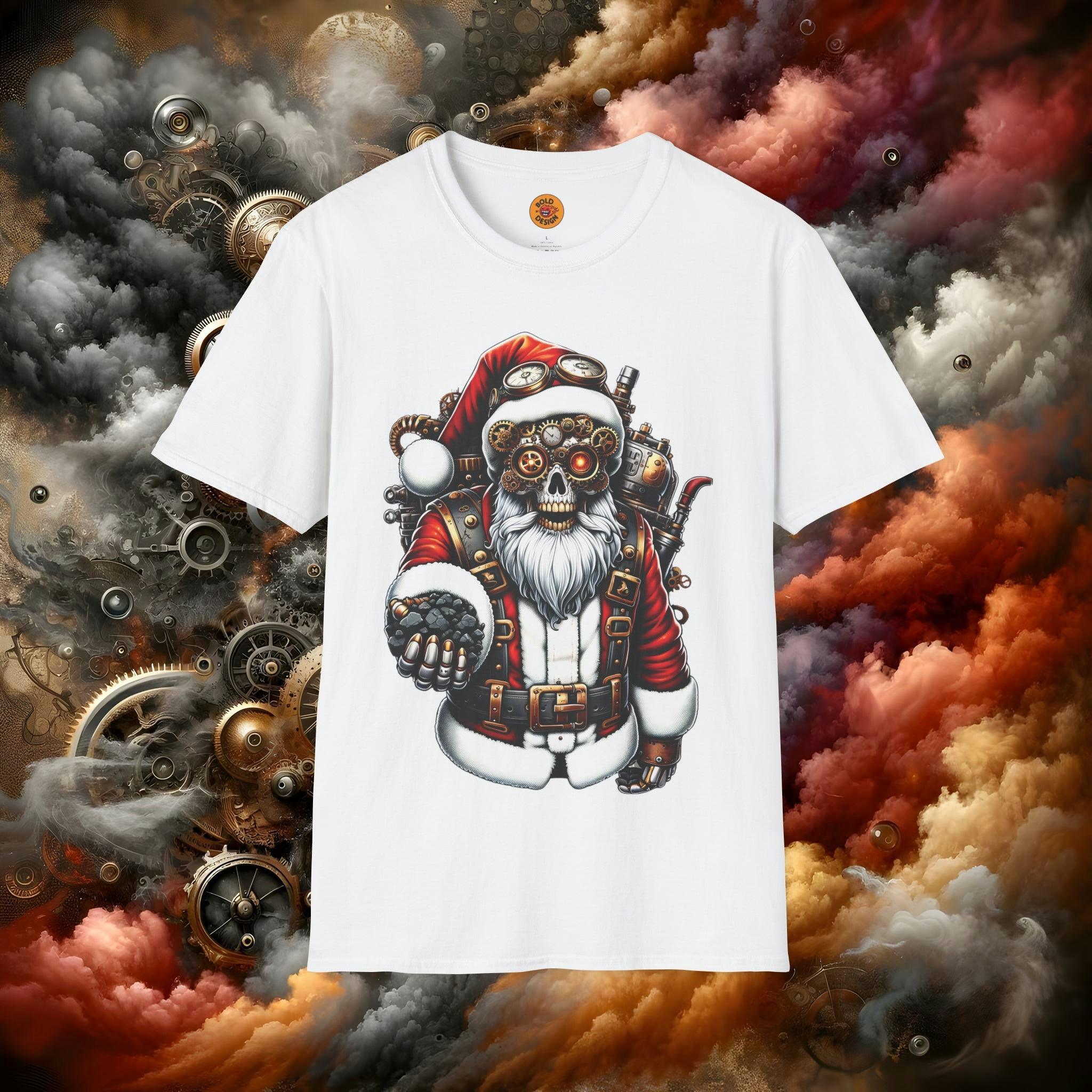 Steampunk Santa Claus Tee with Coal Sack-Bold By Design