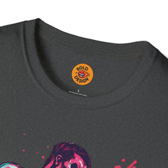 Neon Pink Zombie Brawl Tee-Bold By Design