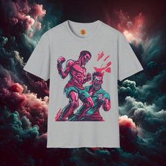 Neon Pink Zombie Brawl Tee-Bold By Design