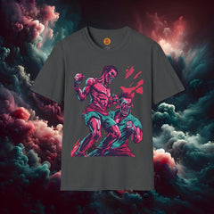 Neon Pink Zombie Brawl Tee-Bold By Design