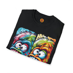 Psychedelic Monster Apple Craze Tee-Bold By Design 