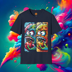 Psychedelic Monster Apple Craze Tee-Bold By Design 