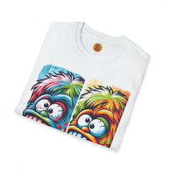 Psychedelic Monster Apple Craze Tee-Bold By Design 