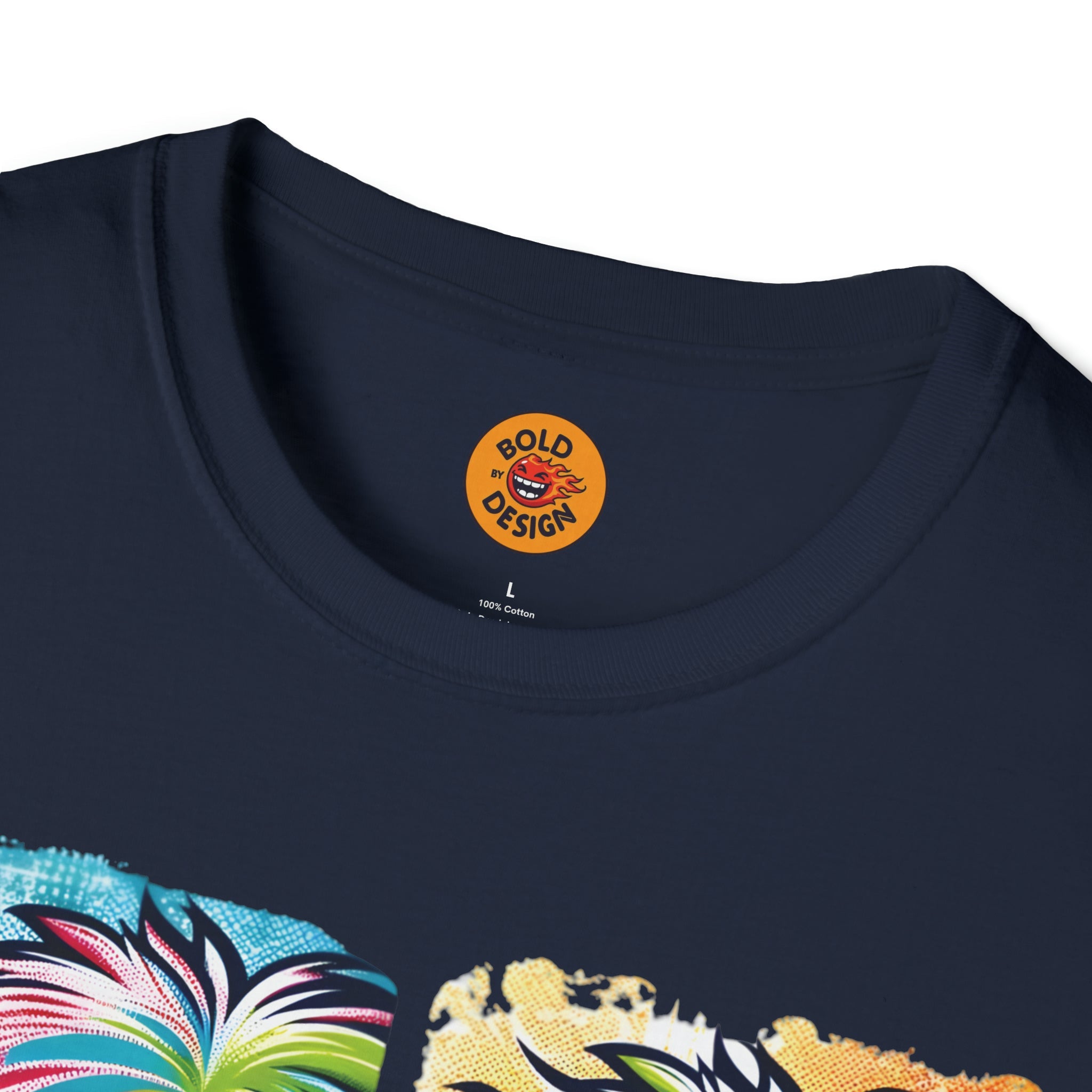 Psychedelic Monster Apple Craze Tee-Bold By Design 