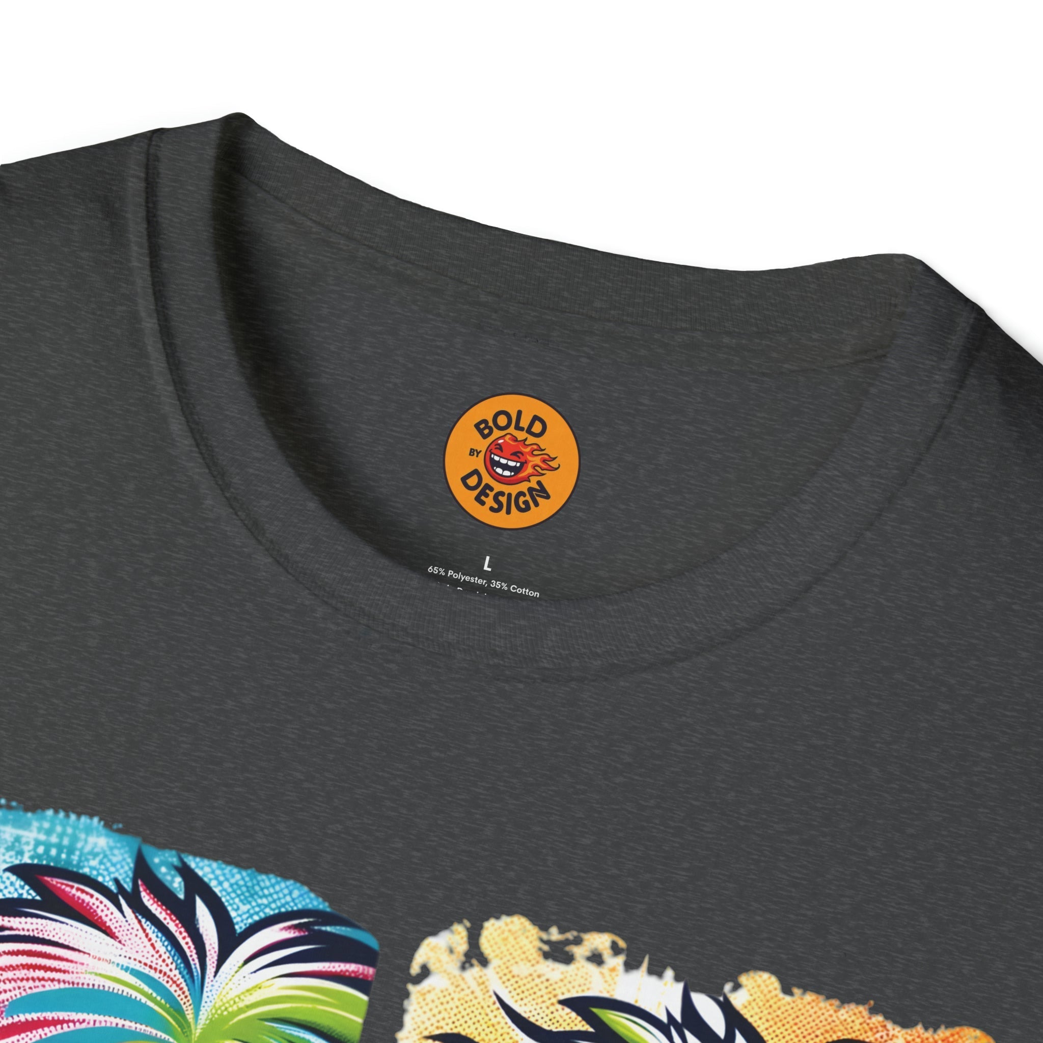 Psychedelic Monster Apple Craze Tee-Bold By Design 