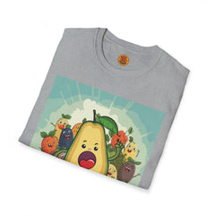 Vibrant Veggie & Fruit Party Tee-Bold By Design 