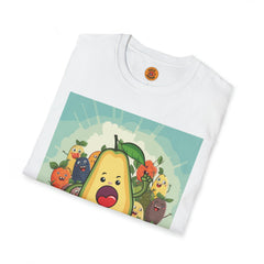 Vibrant Veggie & Fruit Party Tee-Bold By Design 