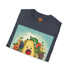 Vibrant Veggie & Fruit Party Tee-Bold By Design 