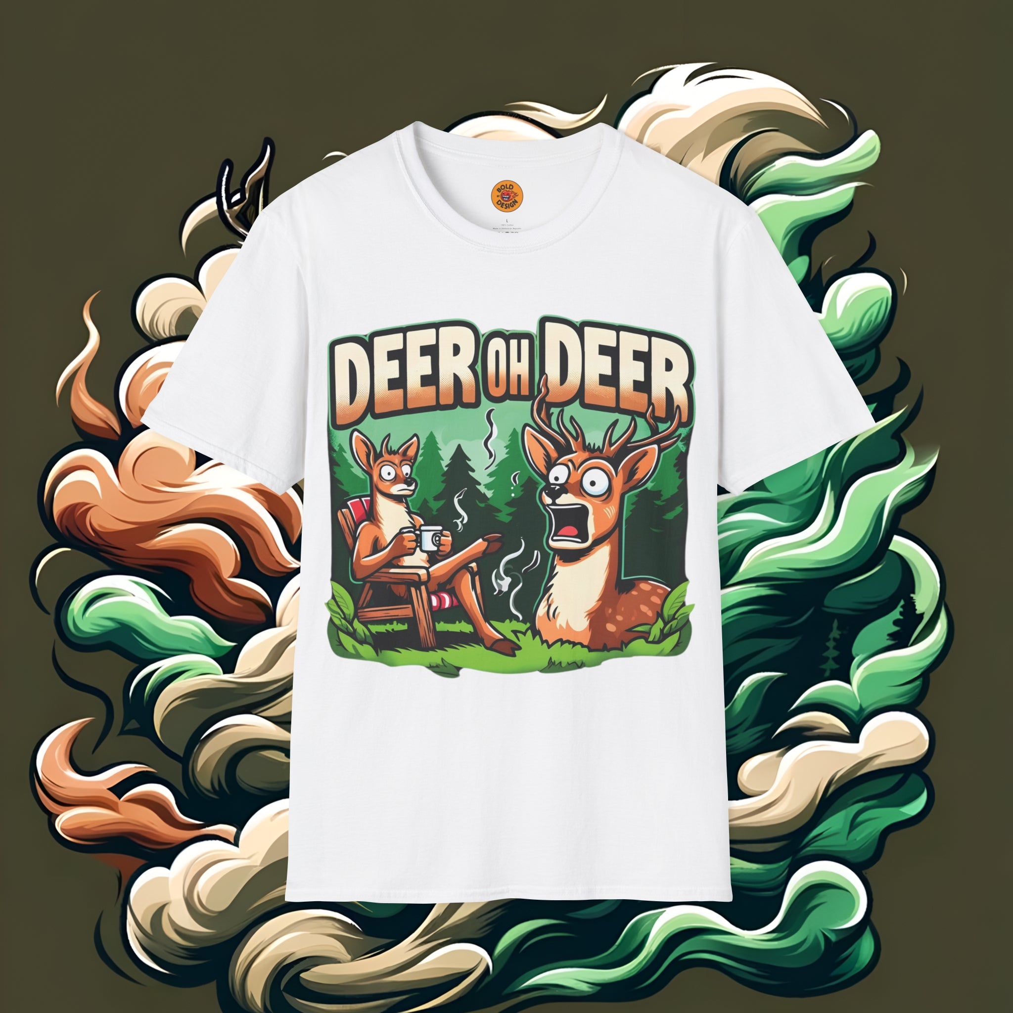 Oh Deer, Oh Deer Funny Animal Pun Unisex T-Shirt